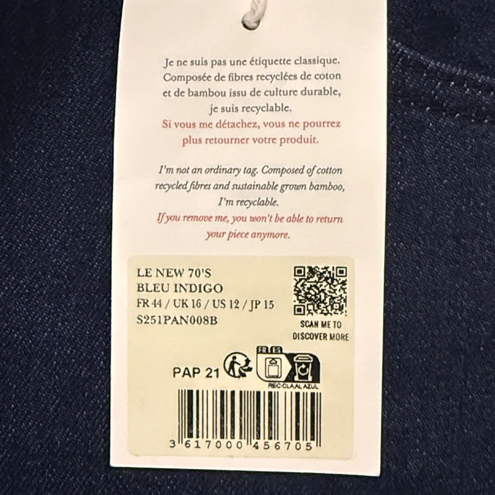 Sezane New 70’s jeans - Picture 4 of 7